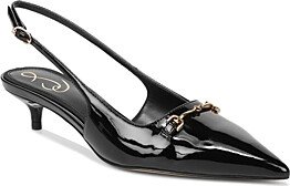 Women's Fitzgerald Slip On Slingback Kitten Heel Pumps