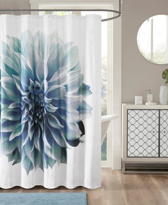 Norah Cotton Percale Shower Curtain, 72 x 72