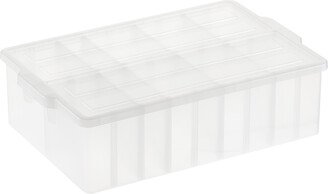 Shimo Craft & Media Organizer Box Translucent