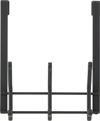 Overdoor 3-Hook Rack Industrial Grey