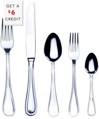 5Pc Flatware Set With $6 Credit