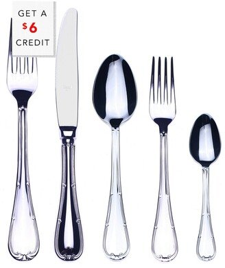 5Pc Flatware Set With $6 Credit-AA