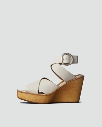 Santiago Wedge Clog- Leather Platform Sandal