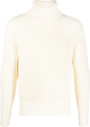 Chunky-Knit Roll Neck Jumper