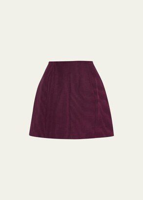 Tresors Moire Mini Skirt