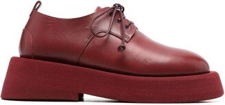 lace-up leather Oxford shoes-AA