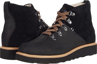 Sauveur Alpine Wedge Boot (Black) Women's Boots