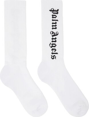 White Gothic Socks