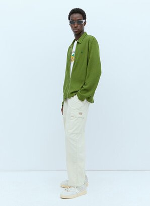 Big Thermal Zip Up Shirt - Man Knitwear Green S