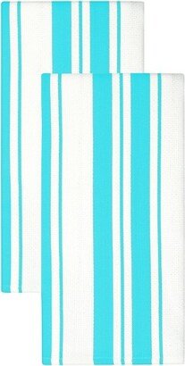 2pk Cotton Striped Kitchen Towels - MU Kitchen
