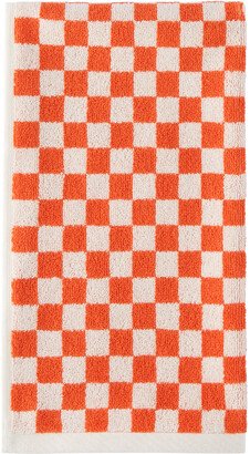 Baina Orange & White Josephine Hand Towel