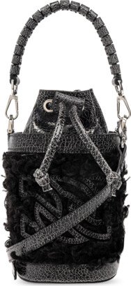 Bucket Shoulder Bag - Black-AB