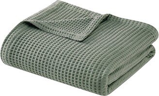 Heritage Cotton Waffle Blanket