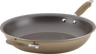 Advanced Home Hard-Anodized Nonstick 14.5 Skillet with Helper Handle