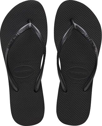 Slim Flatform Flip-Flop Sandal (Black) Women's Shoes