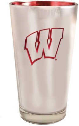 Memory Company Wisconsin Badgers 16 oz Electroplated Pint Glass