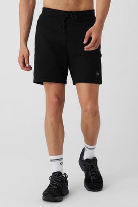 Quilted Stadium Short in Black, Size: Small |