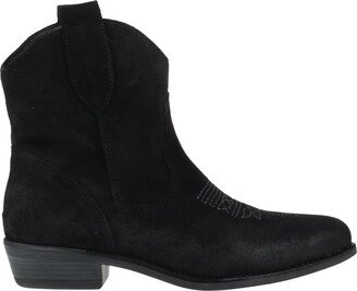 GENEVE Ankle Boots Black-AA