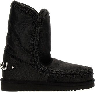 'eskimo 24 Rhinestone Logo' Ankle Boots