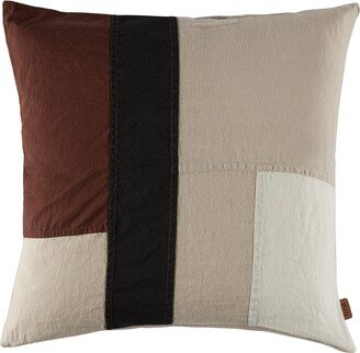 Brown & Beige Part Cushion