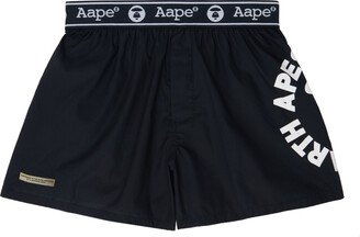 AAPE by A Bathing Ape Black Moonface Boxers