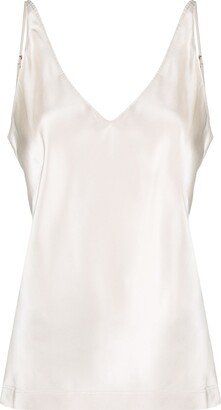 V-neck satin camisole