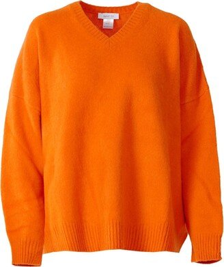 V-neck cashmere jumper-AE