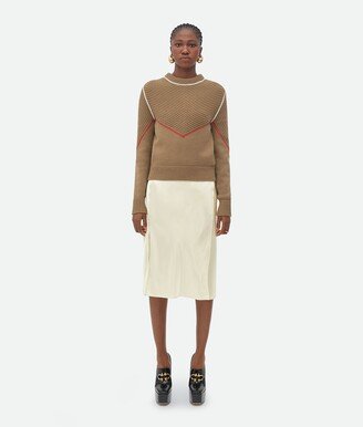 Wool Cashmere Overlock Jumper