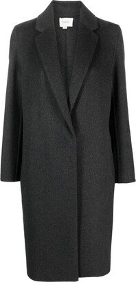 Notched-Lapel Single-Breasted Coat-AC