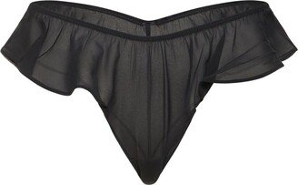 Luxe Flutter silk thong