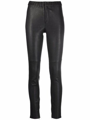 MARANT ÉTOILE Iany leather high-waist leggings