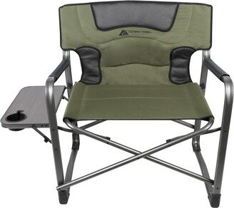 Austiom Leading LLC XXL Folding Padded Director Chair with Side Table