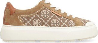 Ladybug Monogram-Pattern Lace-Up Sneakers