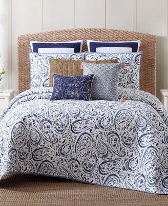 Oceanfront Resort Indienne Paisley King Quilt Set