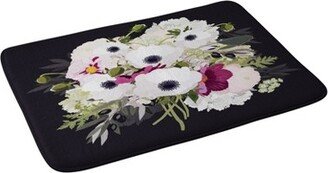 24 x 36 Antoinette Night Bath Rug Black