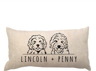 Double Doodle Lumbar Throw Pillow - Cover Only Or With Insert