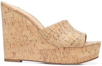 Dali Cork Platform Wedge Mules