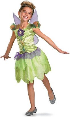 Toddler Girls' Tinker Bell Rainbow Costume - Size 3T-4T - Green