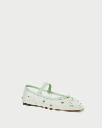 Leonie Seafoam/Clear Ballet Flat