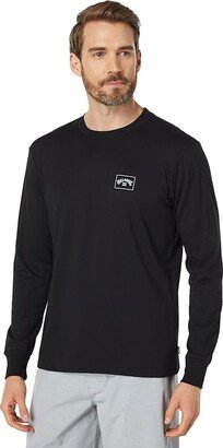 Performance Arch Long Sleeve UV Tee (Black) Men's Clothing