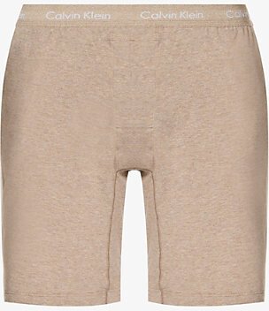 ens Element Heather Branded-waistband Stretch-cotton Pyjama Shorts