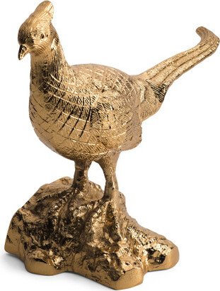 19in Metal Pheasant Decor