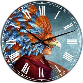 Designart Free-Spirited Oversized Modern Wall Clock - 36 x 28 x 1