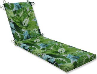 Pillow Perfect Lush Leaf Jungle Chaise Lounge Cushion 80x23x3