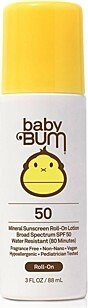 Baby Bum Spf 50 Mineral Sunscreen Roll-On Lotion 3 oz.