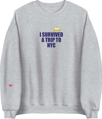 Nus Survived Nyc Sweatshirt - Grey