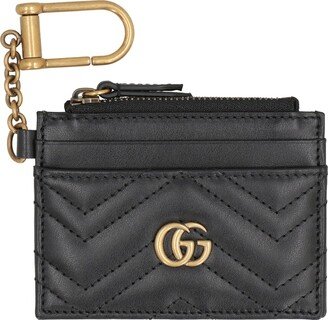 GG Marmont Keychain ZIpped Wallet