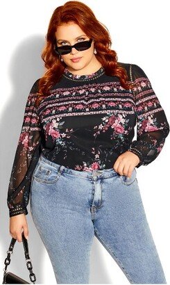 Women's Plus Size Adele Top - - 22W