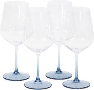 TJMAXX Set Of 4 Gianna Ombre Red Wine Glass