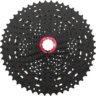 SunRace MX8 Cassette Black- Range: 11-50 Drivetrain Speeds: 11